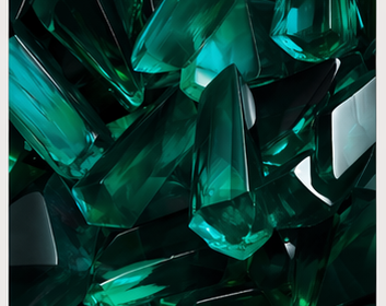 Cristales de esmeralda